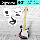 NNEDPE Karrera Childrens Electric Guitar Kids - Sunburst