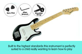 NNEDPE Karrera Electric Childrens Guitar Kids - Black