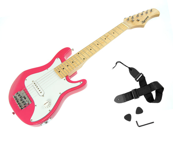 NNEDPE Karrera Electric Childrens Guitar Kids - Pink