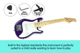 NNEDPE Karrera Electric Childrens Guitar Kids - Purple