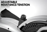 NNEDPE Powertrain 3-in-1 Elliptical Cross Trainer Exercise Bike with Resistance Bands