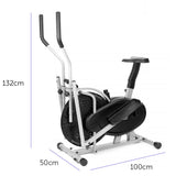 NNEDPE Powertrain 2-in-1 Elliptical Cross Trainer and Exercise Bike