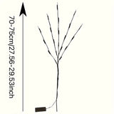 Enhance Your Celebrations with 1pc 20 LED Branch Lights | Battery-Powered Indoor Decoration Lights