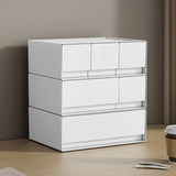 NNETM Stackable Bedroom Bedside Drawer Organizer - White (1pc)