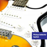 NNEDPE Karrera 39in Electric Guitar - Sunburst