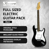 NNEDPE Karrera 39in Electric Guitar - Black