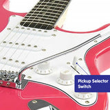 NNEDPE Karrera 39in Electric Guitar  - Pink