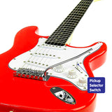 NNEDPE Karrera 39in Electric Guitar - Red