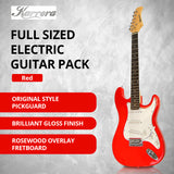 NNEDPE Karrera 39in Electric Guitar - Red