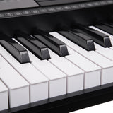 NNEDPE Karrera 61 Keys Electronic LED Keyboard Piano with Stand - Black