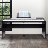 NNEDPE Karrera 88 Keys Electronic Keyboard Piano with Stand Black