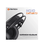 NNEIDS HG11 7.1 Surround Sound USB Gaming Headphone Headset Headband With Adjustbale Bass Noise Isolating