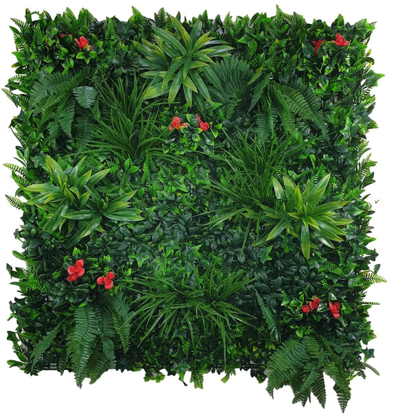 NNEDSZ Red Rose Vertical Garden / Green Wall UV Resistant 100cm x 100cm