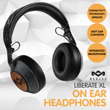 NNEDPE House of Marley Liberate XL On Ear Headphones- Midnight