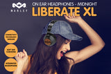 NNEDPE House of Marley Liberate XL On Ear Headphones- Midnight