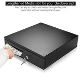 NNECW Cash Register Drawer with 3 Removable Coin Trays