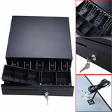 NNECW Cash Register Drawer with 3 Removable Coin Trays