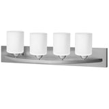 NNECW Wall Mounted Vanity Lamp with White Glass Shade for Bedroom/Living Room