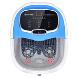 NNECW Multifunctional Electric Foot Baths Machine with Motorized Shiatsu Massage Balls-Blue