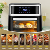 NNECW 8 in 1 Air Fryer with Touch Screen & 8 Presets for Cooking