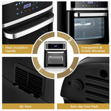 NNECW 8 in 1 Air Fryer with Touch Screen & 8 Presets for Cooking