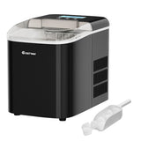 NNECW Portable Ice Machine with Self-Clean Function for Kitchen &amp Restaurant Black