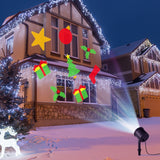 NNECW Christmas Projector Light with Lawn Stake &amp 3/5 LED Lights-5 LED Lights