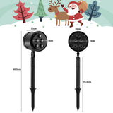 NNECW Christmas Projector Light with Lawn Stake &amp 3/5 LED Lights-5 LED Lights