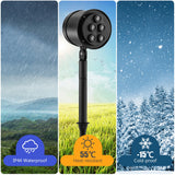 NNECW Christmas Projector Light with Lawn Stake &amp 3/5 LED Lights-5 LED Lights