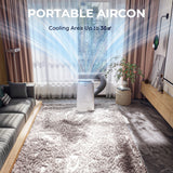 NNECW 2630W/3530W Portable Air Conditioner with Dehumidifier &amp Fan-2630W