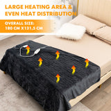 NNECW 230GSM Soft Fast Heating Blanket with 9 Heat Settings & 9 Hours Timing Function