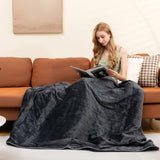 NNECW 230GSM Soft Fast Heating Blanket with 9 Heat Settings & 9 Hours Timing Function