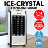 NNEDPE Pronti 3.5L Evaporative Cooler Air Conditioner Humidifier Portable Fan
