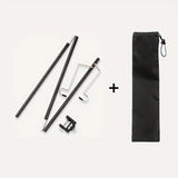 NNETM Portable Folding Lamp Pole - Lightweight Collapsible Aluminum Lantern Stand