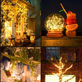 NNETM 110ft Solar String Lights: 300 LED Waterproof Fairy Lights