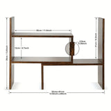 NNETM Simple Desktop Bookshelf: Office Storage Solution