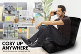 NNEDPE Adjustable Cushioned Floor Gaming Lounge Chair 99 x 41 x 12cm - Black