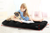 NNEDPE Adjustable Cushioned Floor Gaming Lounge Chair 99 x 41 x 12cm - Black