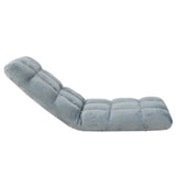 NNEDPE Adjustable Cushioned Floor Gaming Lounge Chair 99 x 41 x 12cm - Grey