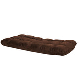 NNEDPE Adjustable Cushioned Floor Gaming Lounge Chair 100 x 50 x 12cm - Brown