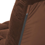NNEDPE Adjustable Cushioned Floor Gaming Lounge Chair 100 x 50 x 12cm - Brown