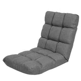 NNEDPE Adjustable Floor Gaming Lounge Line Chair 100x50x12cm - Dark Grey