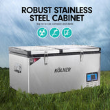 NNEDPE Kolner 125L Portable Fridge Cooler Freezer Camping with LG Compressor