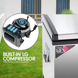 NNEDPE Kolner 125L Portable Fridge Cooler Freezer Camping with LG Compressor