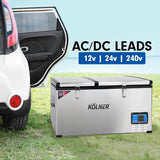 NNEDPE Kolner 125L Portable Fridge Cooler Freezer Camping with LG Compressor