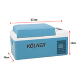 NNEDPE Kolner 20L Portable Fridge Cooler Freezer Camping Food Storage