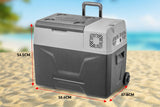 NNEDPE Kolner 50L Portable Fridge Cooler Freezer Camping Food Storage with Smart Fridge App