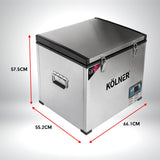 NNEDPE Kolner 60L Portable Fridge Cooler Freezer Camping with LG Compressor