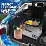 NNEDPE Kolner 60L Portable Fridge Cooler Freezer Camping with LG Compressor