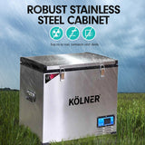 NNEDPE Kolner 60L Portable Fridge Cooler Freezer Camping with LG Compressor